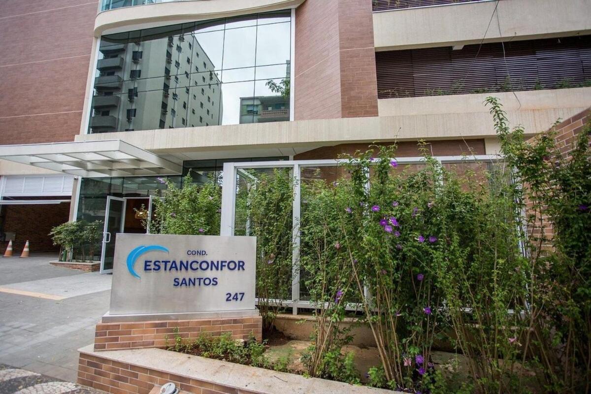 Estanconfor Praia Santos Ac Garagem Sacada Fechada Buitenkant foto