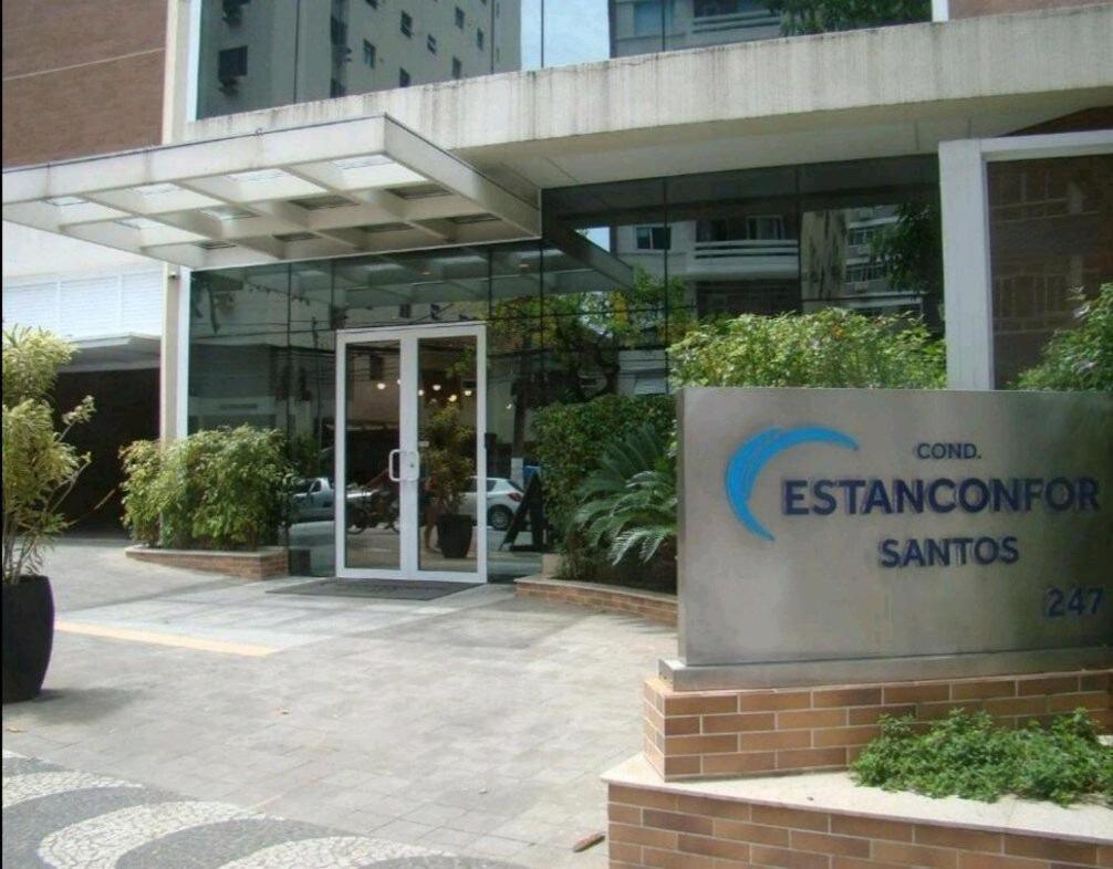 Estanconfor Praia Santos Ac Garagem Sacada Fechada Buitenkant foto